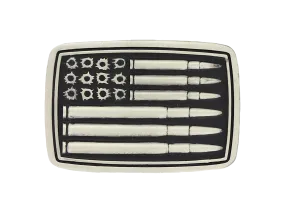 Silver Bullets Flag Buckle