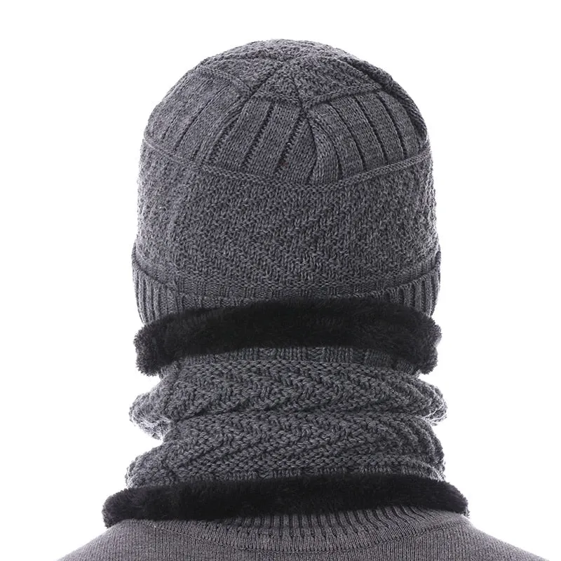 Skullies Beanies Men's Winter Hats For Men Scarf Knitted Hat Cap Winter Beanie Hat Beany Male Homme X Gorro Bonnet Caps