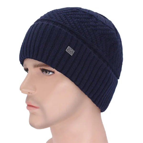 Skullies Beanies Men's Winter Hats For Men Scarf Knitted Hat Cap Winter Beanie Hat Beany Male Homme X Gorro Bonnet Caps