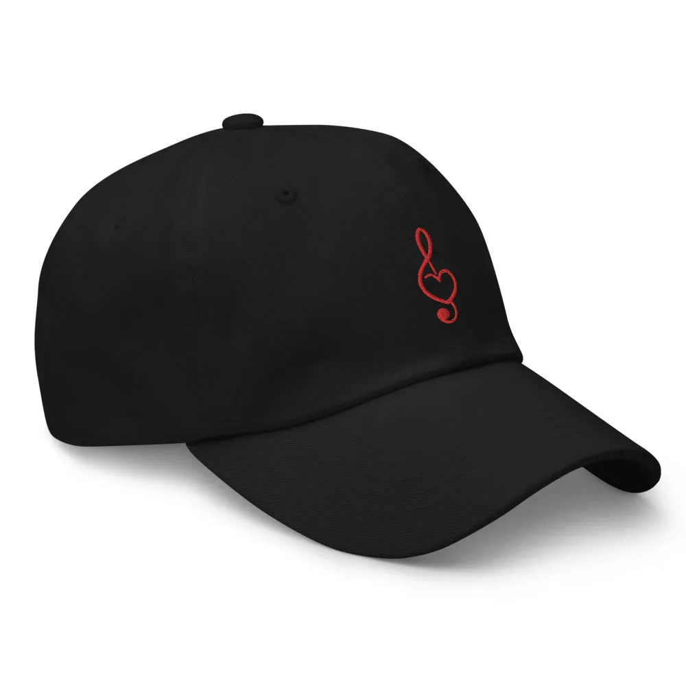 SR Heart Clef Embroidered Dad Hat