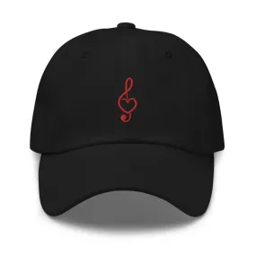 SR Heart Clef Embroidered Dad Hat