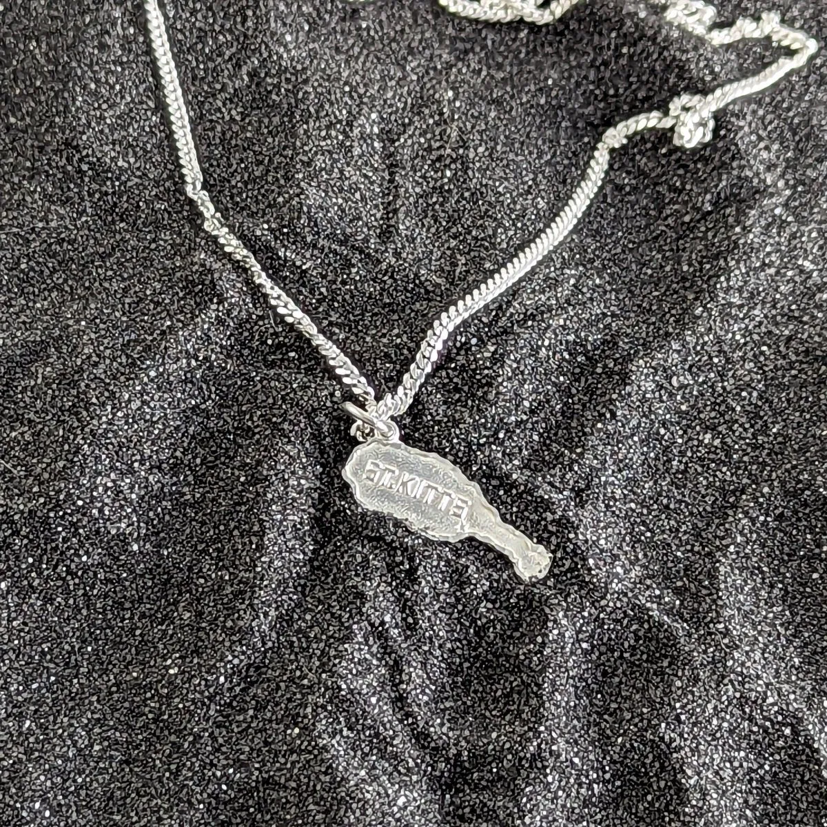 St. Kitts Map Pendant with Chain