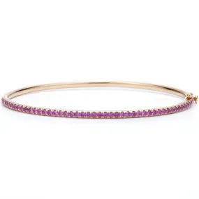 Stackable Sapphire Bangle Bracelet