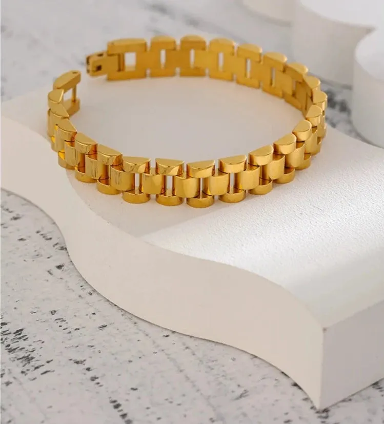 Stainless Steel Chain Bracelet for Women