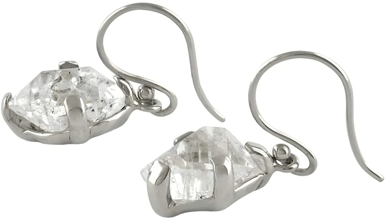 Starborn Herkimer Diamond Earrings in Sterling Silver