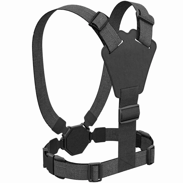 STARTRC Action Camera Magnetic Quick Release Bracket POV View Chest Strap(Black)