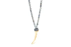 T. Marie Labradorite and Boars tooth Necklace