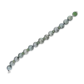 Tahitian Pearl & Tsavorite Bracelet