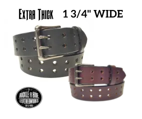 The "Amarillo" Extra Heavy Leather Belt