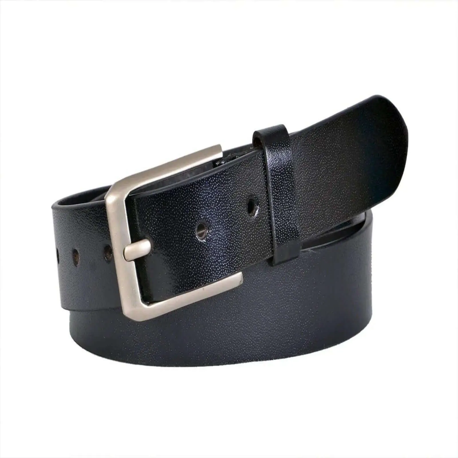 TLP Leather Belt for Men Colour - Black (SKU BELT-10005)