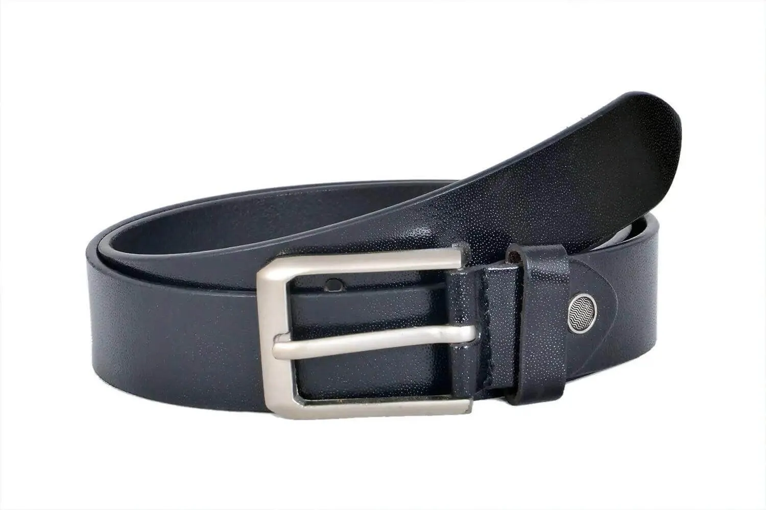 TLP Leather Belt for Men Colour - Black (SKU BELT-10005)