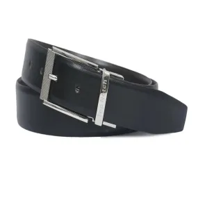 Top Notch Leather Belt for Men Colour - Black / Brown Reversible Italian Belt (SKU TP0064)