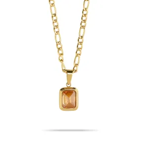 Topaz chain gold