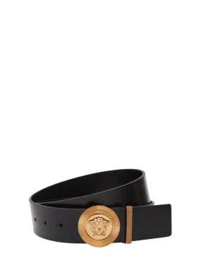 Versace   4cm Medusa leather belt 