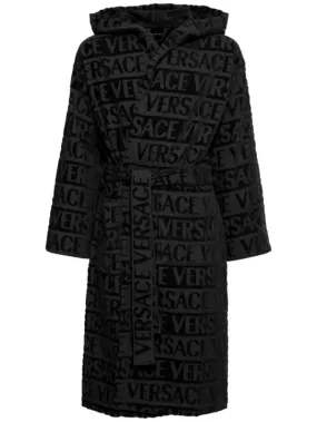 Versace   Crystal hooded bath robe 