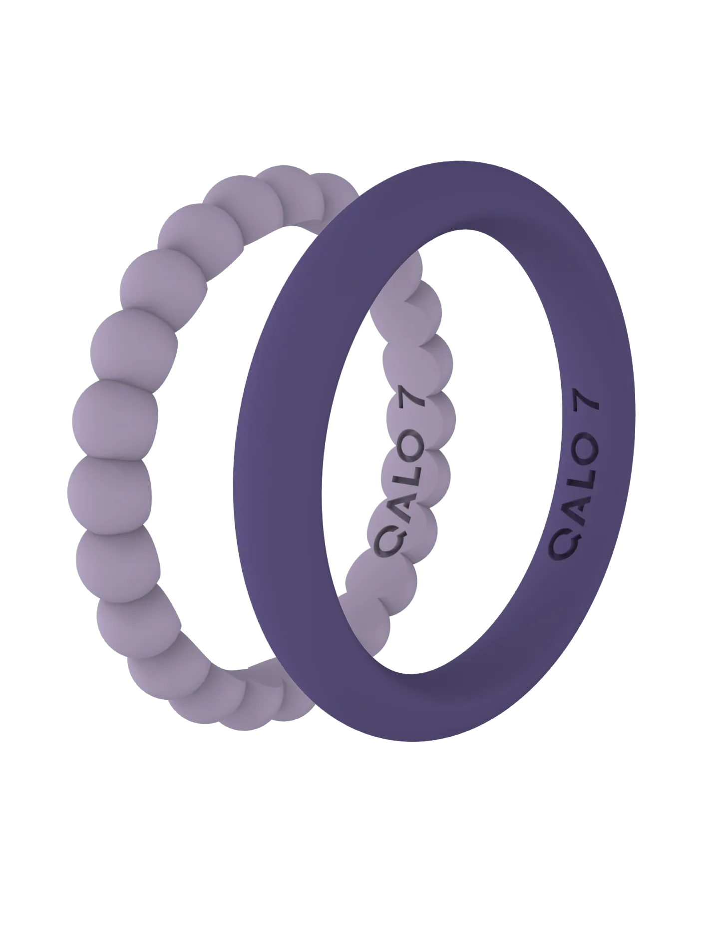 Women's Bead & Classic Lilac & Purple Double Stack