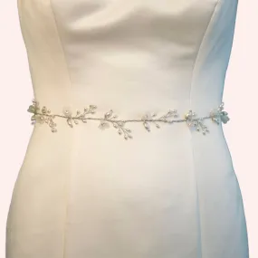 Yateley Bridal Belt with Ribbon Ties